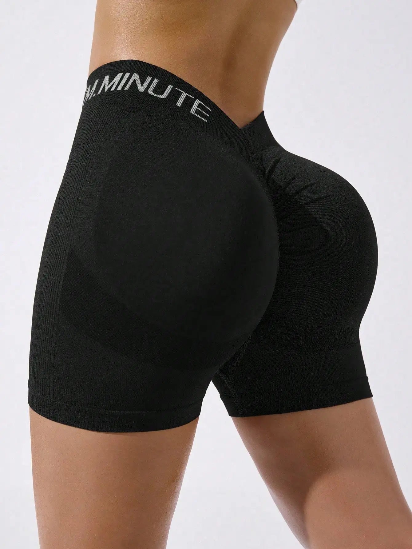 V-shaped gym shorts