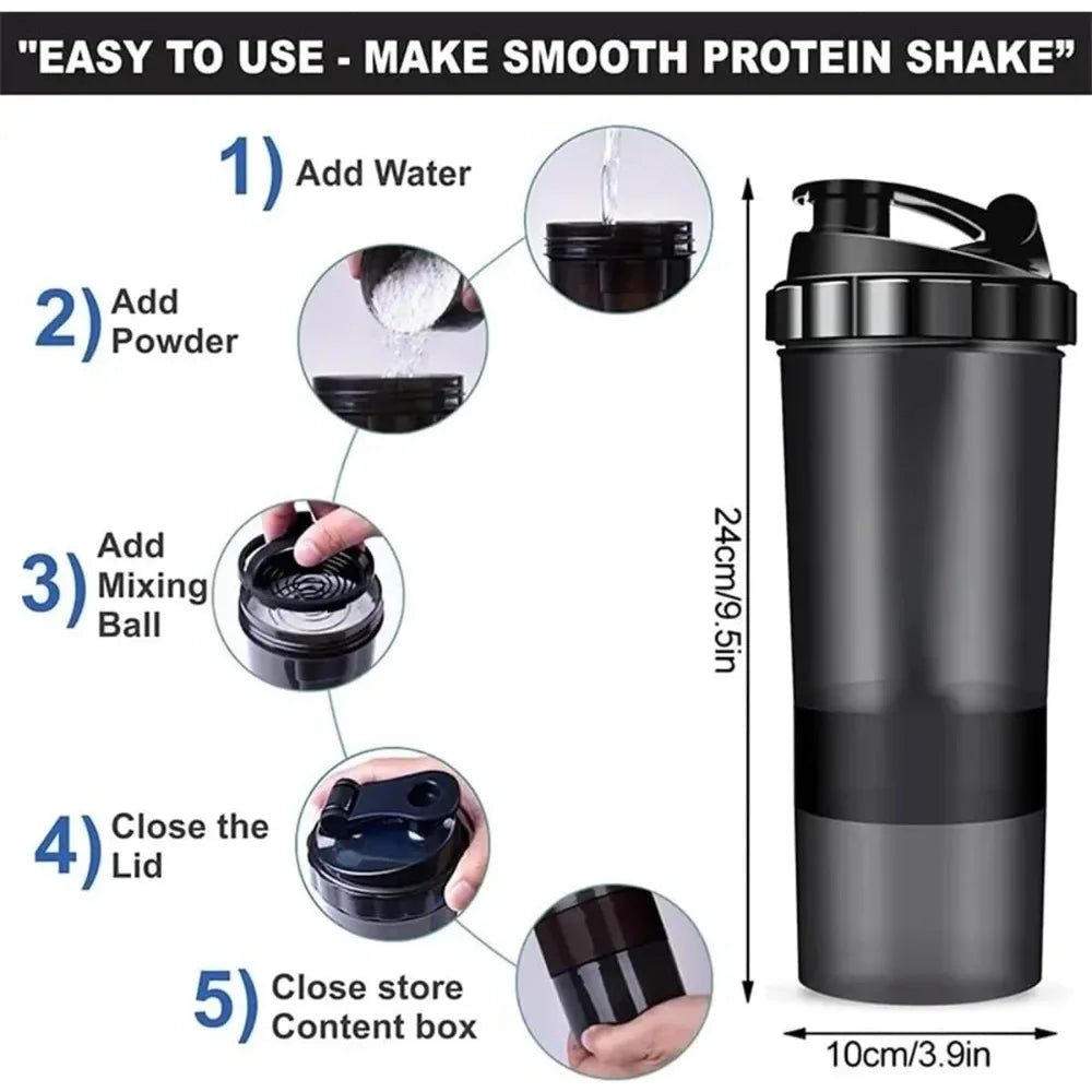 Shaker Protein Bottle Powder