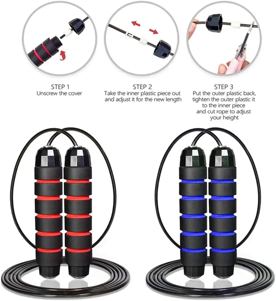 Jump Rope Workout with Foam Handles