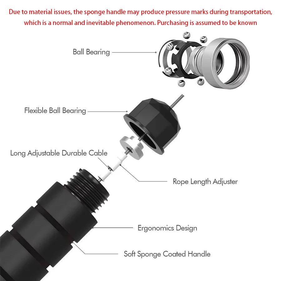 Jump Rope Workout with Foam Handles